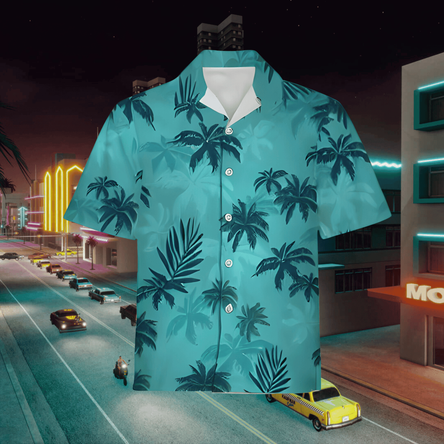 Chemise Tommy Vercetti style hawaïenne 